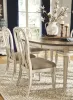 Ashley Furniture D743/35/02(4) Ashley Furniture D743/35/02(4) Realyn - 5 Pc. - Extension Table, 4 Ribbon Back Side Chairs - White