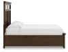 Ashley Furniture B849B5 Ashley Furniture B849B5 Taffenbrook - California King Panel Storage Bed - Medium Brown