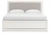 Ashley Furniture PCB3381B10 Ashley Furniture PCB3381B10 Zuraleus - King Upholstered Panel Bed - White