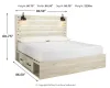 Ashley Furniture B192B19 Ashley Furniture B192B19 Cambeck - King Panel Bed With Side Storage Drawers - Whitewash