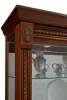 Pulaski Furniture 20485 Pulaski Furniture 20485 PFC Curios - Lighted Sliding Door 5 Shelf Curio Cabinet - Cherry Brown