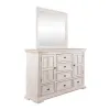 Liberty Furniture 361W-BR-DM Liberty Furniture 361W-BR-DM Big Valley - Dresser & Mirror - Whitestone