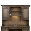 Liberty Furniture 487-HO131 Amelia - Jr Executive Credenza Hutch - Antique Toffee