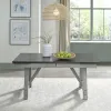 Liberty Furniture 131-CD-TRS Newport - Trestle Table - Smokey Gray / Carbon Gray