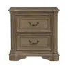 Liberty Furniture 244N-BR61 Liberty Furniture 244N-BR61 Magnolia Manor - 2 Drawer Nightstand - Weathered Bisque