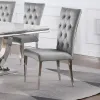 CoasterElevations 111103 Kerwin - Velvet Upholstered Dining Side Chair (Set of 2) - Gray