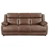 Coaster Fine Furniture 508281-S2 Ellington - 2 Piece Upholstered Padded Arm Sofa Set - Dark Brown