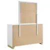 Coaster Fine Furniture 224773M Caraway - 6-Drawer Dresser With Mirror - White