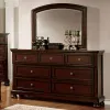 Furniture of America CM7682M Northville - Mirror - Dark Cherry