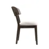 New Classic D1078-20 Rex - Open Back Dining Chair (Set of 2) - Brown And Beige
