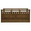 Coaster Fine Furniture 400716T Carlsbad - Wood Twin Captains Bed With Trundle - Medium Brown