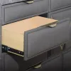 New Classic B1826-050 Symmetry - 10 Drawer Dresser - Charcoal