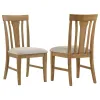Coaster Fine Furniture 109462 Hartville - Dining Side Chair (Set of 2) - Natural Light Brown