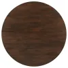 Coaster Fine Furniture 108891-S5 Everton - 5 Piece Round Dining Table Set - Dark Walnut