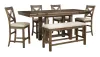 Ashley Furniture D631-32 Moriville - Rectangular Dining Room Counter Extension Table - Grayish Brown