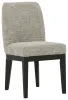 Ashley Furniture D984-01 Burkhaus - Dining UPH Side Chair (Set of 2) - Beige / Dark Brown