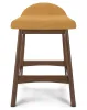 Ashley Furniture D615-424 Ashley Furniture D615-424 Lyncott - Upholstered Barstool (Set of 2) - Mustard / Brown