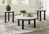 Ashley Furniture T159-13 Xandrum - Occasional Table Set (Set of 3) - Black / White