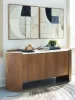 Ashley Furniture A4000688 Fitzroy - Accent Cabinet - Brown / White