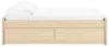 Ashley Furniture EB9632B8 Ashley Furniture EB9632B8 Onita - Full Platform Bed With 1 Side Storage - Natural