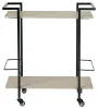 Ashley Furniture A4000389 Waylowe - Bar Cart - Brown / Black