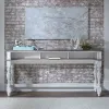 Liberty Furniture 244-OT-4PCS Magnolia Manor - 4 Piece Console Set (1 Console 3 Stools) - Antique White
