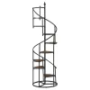 CoasterEssence 805675 Roseglen - 8-Shelf Staircase Bookshelf - Rustic Brown