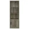 Coaster Fine Furniture 701024-SET Burke - 3 Piece TV Entertainment Center - Gray Driftwood