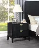 Coaster Fine Furniture 224712 Brookmead - 2-Drawer Nightstand - Black