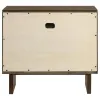 Coaster Fine Furniture 225012 Glenwood - 2-Drawer Nightstand Bedside Table - Warm Brown