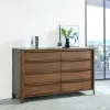 Coaster Fine Furniture 223323 Maderia - 8-Drawer Dresser Cabinet - Walnut