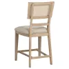 Coaster Fine Furniture 109389 Kailani - Radio Weave Cane Counter Dining Side Chair (Set of 2) - Beige Oak