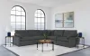 Coaster Fine Furniture 609530P Collins - 5 Piece Modular Power Reclining Sectional - Dark Gray