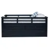 Coaster Fine Furniture 401980T Carlsbad - Wood Twin Captains Bed With Trundle - Navy Blue
