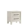 New Classic B0182W-040 New Classic B0182W-040 Ballard - 2 Drawer Nightstand - White