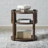 Liberty Furniture 369-OT1021 Liberty Furniture 369-OT1021 Warren Park - Round Chairside Table - Coffee Brown