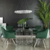 CoasterEssence 193430 Veena - Round Metal Dining Table Base - Chrome