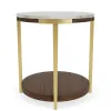 Riverside Furniture 28509 Riverside Furniture 28509 Emery - Oval End Table - Smoked Cherry