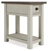 Ashley Furniture T637-107 Ashley Furniture T637-107 Bolanburg - Chair Side End Table - White / Brown / Beige