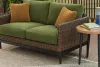 Ashley Furniture P572-835 Horizon Hall - Loveseat With Cushion - Brown / Green