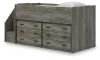 Ashley Furniture B4480B26 Ashley Furniture B4480B26 Frandern - Twin Loft Bed With 2 Drawer Storages - Gray