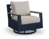 Ashley Furniture PCP587-821 East Beach - Swivel Glider Chair With Cushion - Blue