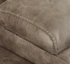 Ashley Furniture 83106S2C Ravenel - 3-Piece Power Reclining Sectional With Raf Power Reclining Loveseat With Console - Faux Leather - Fossil