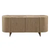 ACME AC05319 Markku - Console Table With Natural Marble - Oak