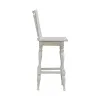Liberty Furniture 244-B400330 Magnolia Manor - Spindle Back Swivel Bar Stool - Antique White & Weathered Bark