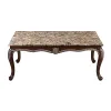 New Classic T1754-10 Maximus - Marble Cocktail Table - Dark Brown