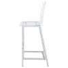 CoasterEssence 100295 Juelia - Bar Stools (Set of 2) - Chrome And Clear Acrylic