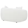 CoasterElevations 509872 Isabella - Faux Sheepskin Upholstered Loveseat Natural - Ivory