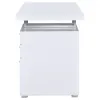 CoasterEveryday 800325 Brennan - 3-Drawer Office Computer Desk - White
