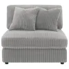 Coaster Fine Furniture 509997 Blaine - Upholstered Armless Chair - Fog